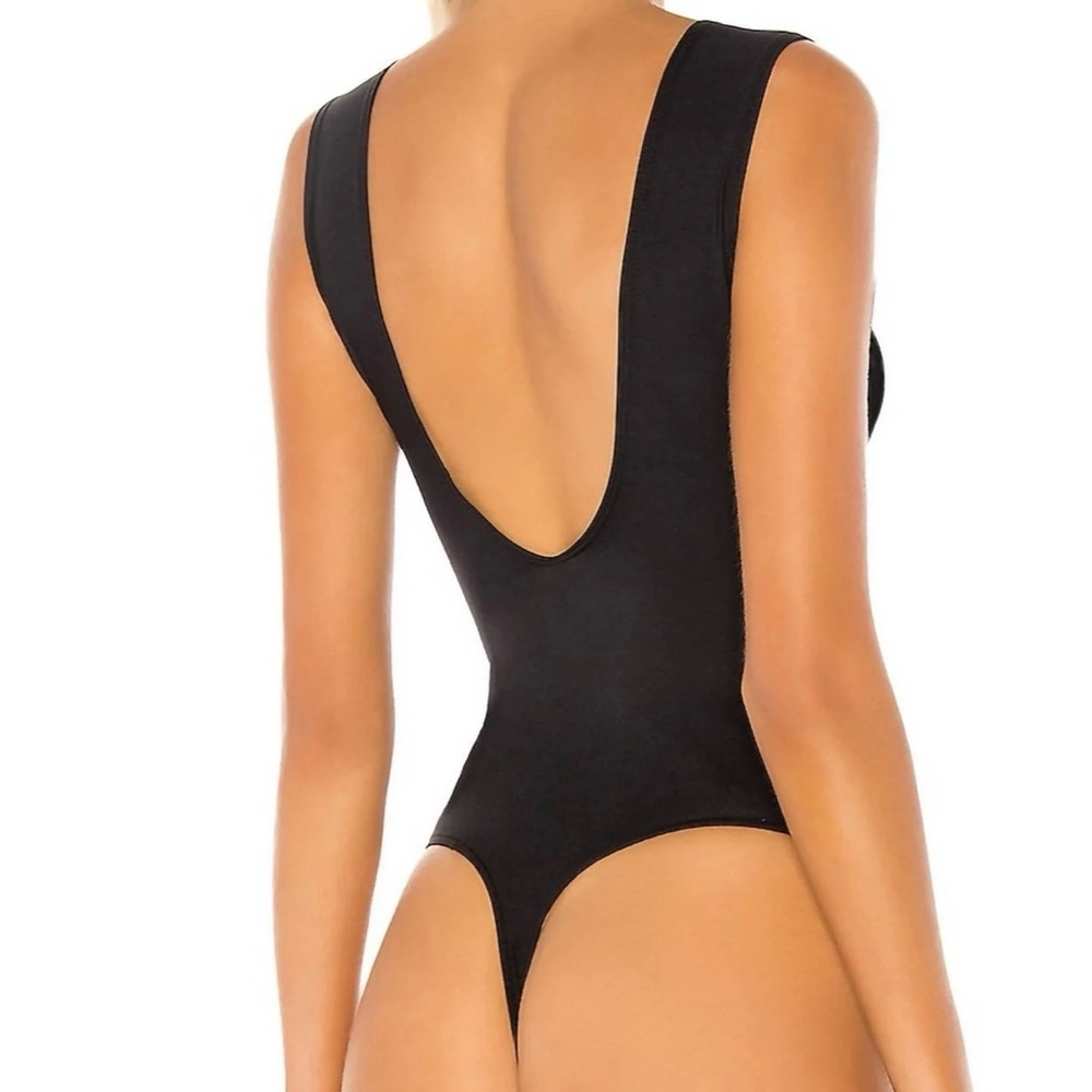 Intimately by Free People Keep It Sleek Bodysuit Black Like New! - Picture 3 of 16